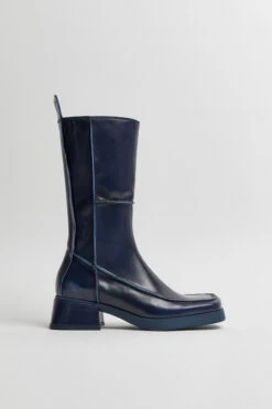 Miista Alzira Navy Boots -Shoes Promotion Shop E8 alzira navy boots 01