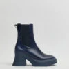 Miista Analu Navy Ankle Boots -Shoes Promotion Shop E8 analu navy ankle boots 01