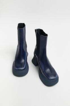 Miista Analu Navy Ankle Boots -Shoes Promotion Shop E8 analu navy ankle boots 04