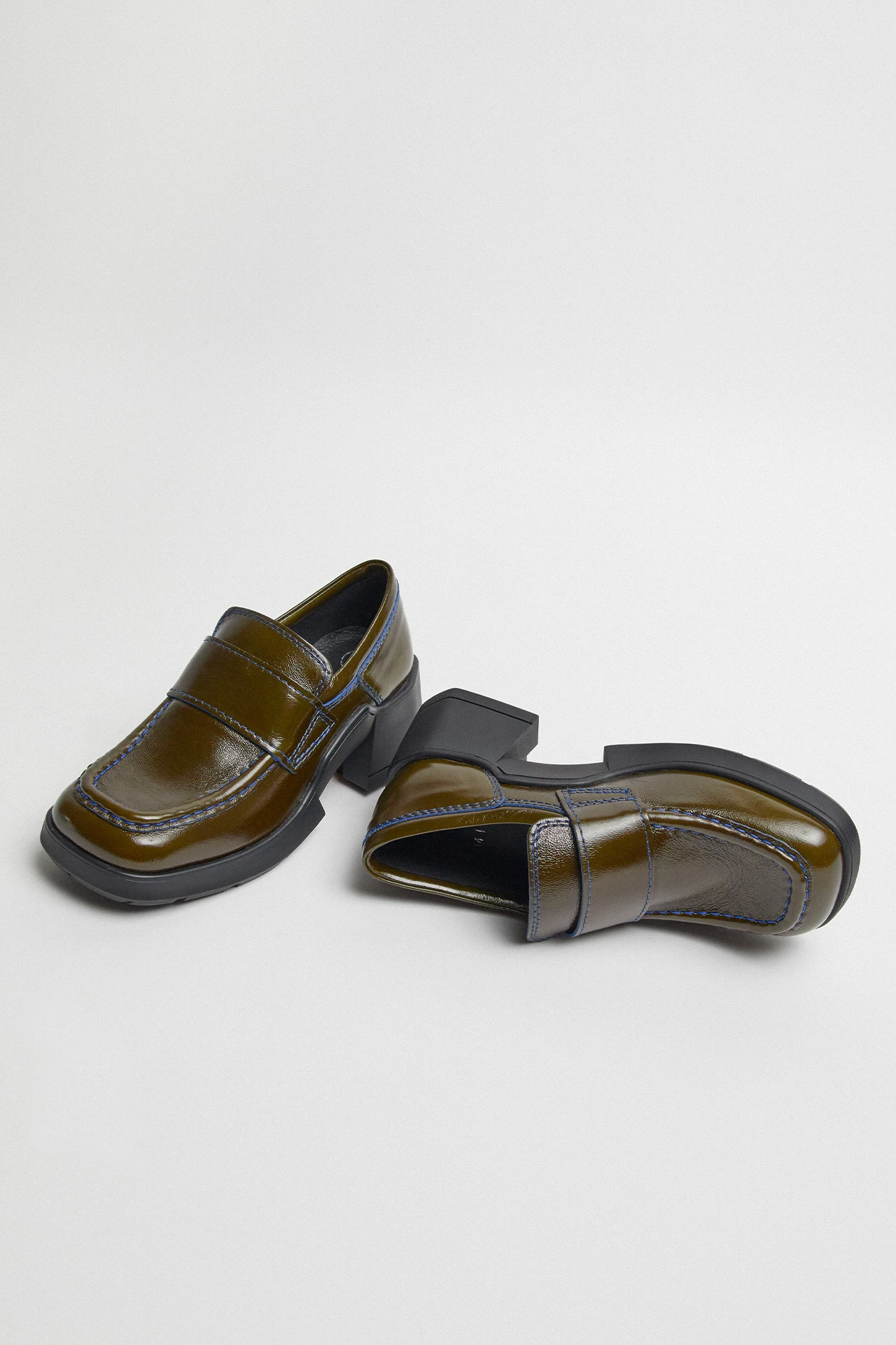 Miista Billie Khaki Loafers 7 Miista Billie Khaki Loafers - Image 5