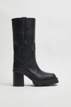 Miista Dionira Black Tall Boots -Shoes Promotion Shop E8 dionira black tall boots 02