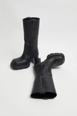 Miista Dionira Black Tall Boots -Shoes Promotion Shop E8 dionira black tall boots 03