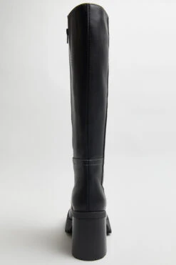 Miista Dulce Black Tall Boots -Shoes Promotion Shop E8 dulce black tall boots 05