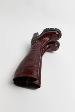 Miista Dulce Burgundy Tall Boots -Shoes Promotion Shop E8 dulce burgundy tall boots 03