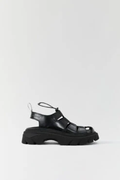 Miista Eunice Black Sandals -Shoes Promotion Shop E8 eunice black sandals 01