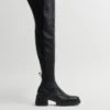 Miista Gabriela Black Tall Boots -Shoes Promotion Shop E8 gabriela black tall boots 01