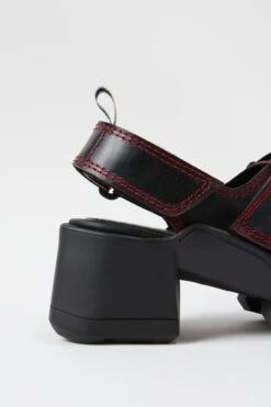 Miista Giselle Black Sandals -Shoes Promotion Shop E8 giselle black sandals 04