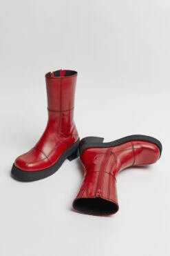 Miista Heya Red Boots -Shoes Promotion Shop E8 heya red boots 02