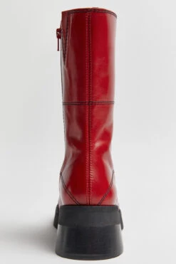Miista Heya Red Boots -Shoes Promotion Shop E8 heya red boots 05