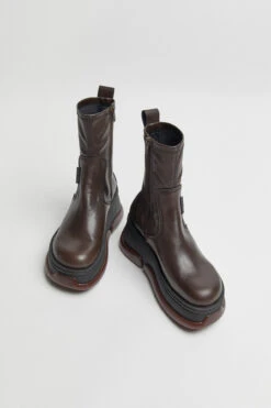 Miista Kattrin Brown Boots -Shoes Promotion Shop E8 kattrin brown boots 04
