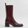 Miista Mariela Burgundy Boots