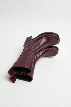 Miista Mariela Burgundy Boots -Shoes Promotion Shop E8 mariela burgundy boots 03