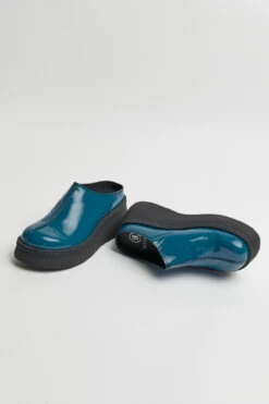 Miista Mego Blue Mules -Shoes Promotion Shop E8 mego blue mules 02
