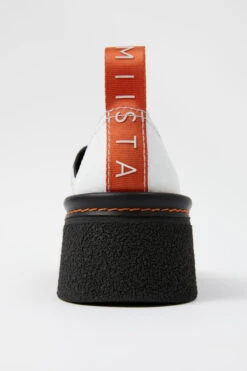 Miista Mercedes White Mules -Shoes Promotion Shop E8 mercedes white mules 05