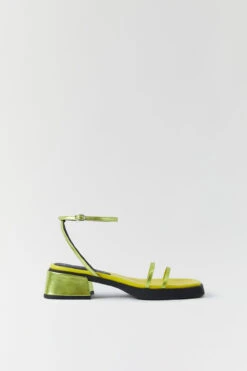 Miista Rosalyn Lime Sandals -Shoes Promotion Shop E8 rosalyn lime sandals 01