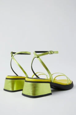 Miista Rosalyn Lime Sandals -Shoes Promotion Shop E8 rosalyn lime sandals 02