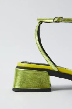 Miista Rosalyn Lime Sandals -Shoes Promotion Shop E8 rosalyn lime sandals 03