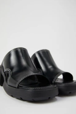 Miista Tawny Black Mules -Shoes Promotion Shop E8 tawny black mules 03