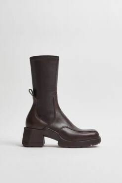 Miista Viken Brown Boots -Shoes Promotion Shop E8 viken brown boots 01