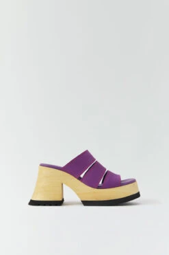 Miista Deanne Purple Mules -Shoes Promotion Shop E8 deanne purple mules 01