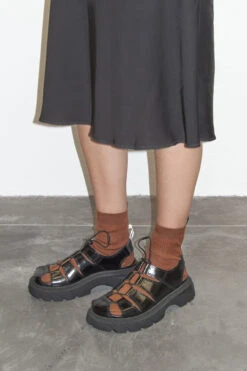 Miista Eunice Black Sandals