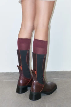 Miista Flabia Burgundy Boots -Shoes Promotion Shop EC E8 flabia burgundy boots 03