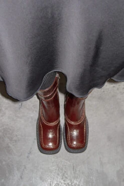 Miista Malene Burgundy Ankle Boots -Shoes Promotion Shop EC E8 malene burgundy 03