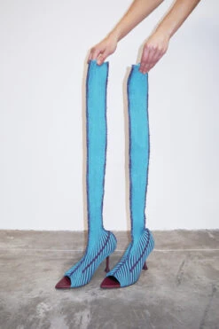 Miista Ileana Blue Boots