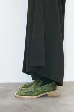 Miista Airi Green Loafers