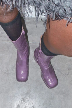 Miista Cass Purple Boots -Shoes Promotion Shop EC miista cass purple boots 04