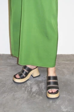 Miista Deanne Black Mules