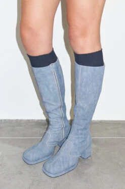 Miista Donna Denim Tall Boots