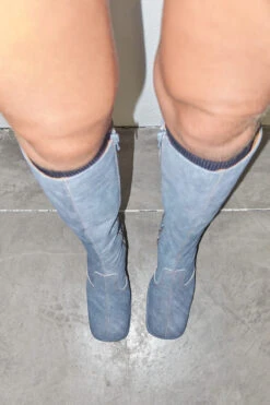 Miista Donna Denim Tall Boots -Shoes Promotion Shop EC miista donna denim tall boots 05