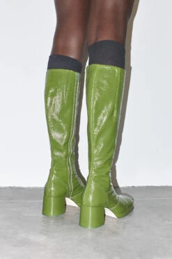 Miista Donna Green Tall Boots -Shoes Promotion Shop EC miista donna green tall boots 03