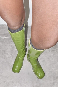 Miista Donna Green Tall Boots -Shoes Promotion Shop EC miista donna green tall boots 04