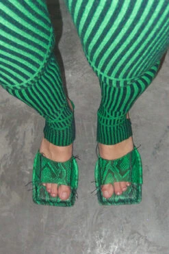 Miista Fifi Green Sandals
