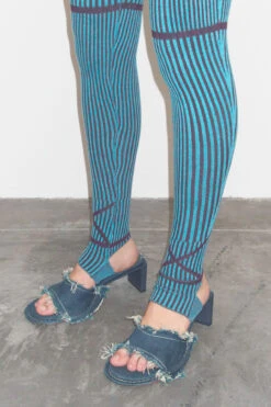 Miista Marguerite Denim Sandals