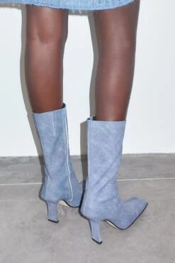 Miista Noor Denim Boots -Shoes Promotion Shop EC miista noor denim boots 03