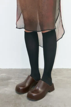 Miista Pris Brown Mules