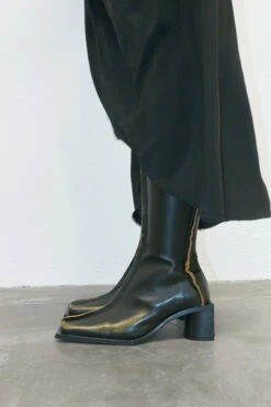 Miista Reiko Black Boots -Shoes Promotion Shop EC miista reiko black mustard boots 02