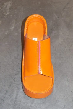 Miista Rhea Orange Mule Sandals -Shoes Promotion Shop EC miista rhea orange 01