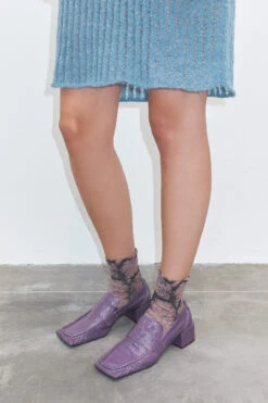 Miista Serena Purple Loafers