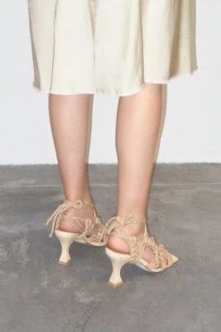 Miista Stephanie Beige Sandals -Shoes Promotion Shop EC miista stephanie coffee milk 05