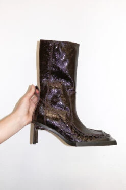 Miista Miwa Brown Patent Boots 16 Miista Miwa Brown Patent Boots -Shoes Promotion Shop EC miwa brown 05