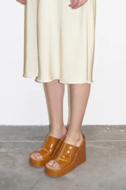 Miista Rhea Brown Mule Sandals