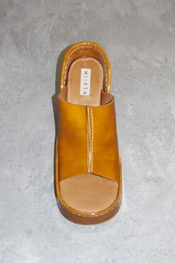 Miista Rhea Brown Mule Sandals -Shoes Promotion Shop EC rhea brown 04