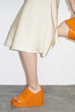 Miista Rhea Orange Mule Sandals -Shoes Promotion Shop EC rhea orange 03