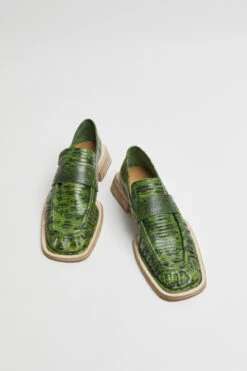 Miista Airi Green Loafers -Shoes Promotion Shop Miista airi green loafers 04