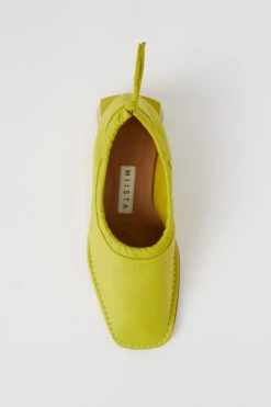 Miista Candance Yellow Loafers -Shoes Promotion Shop Miista candance yellow loafers 05