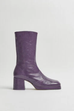 Miista Cass Purple Boots -Shoes Promotion Shop Miista cass purple boots 01